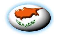 This is the flag of the Republic of Cyprus. Click on it to see a satellite view of Cyprus